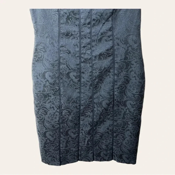 0694. ANTONIO MELANI MINI DRESS SLEEVELESS BLACK IN COLOR 100% SILK SIZE 4 - Picture 4 of 9